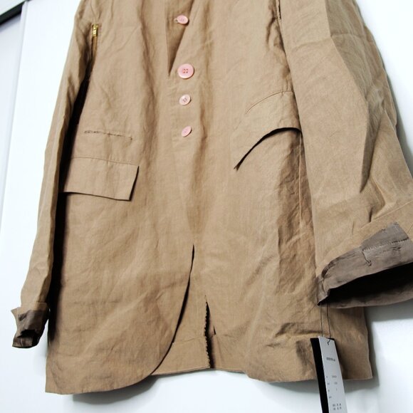 BNWT SS21 UNDERCOVER LINEN WEATHERED BLAZER JACKET 2 - Picture 7 of 14